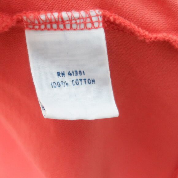 Polo Ralph Lauren Mens T-Shirt XXL Coral Orange Pink Front Pocket Casual - Picture 7 of 9